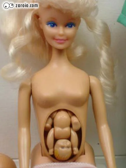 Barbie Gravida Com Bebe Na Barriga Na